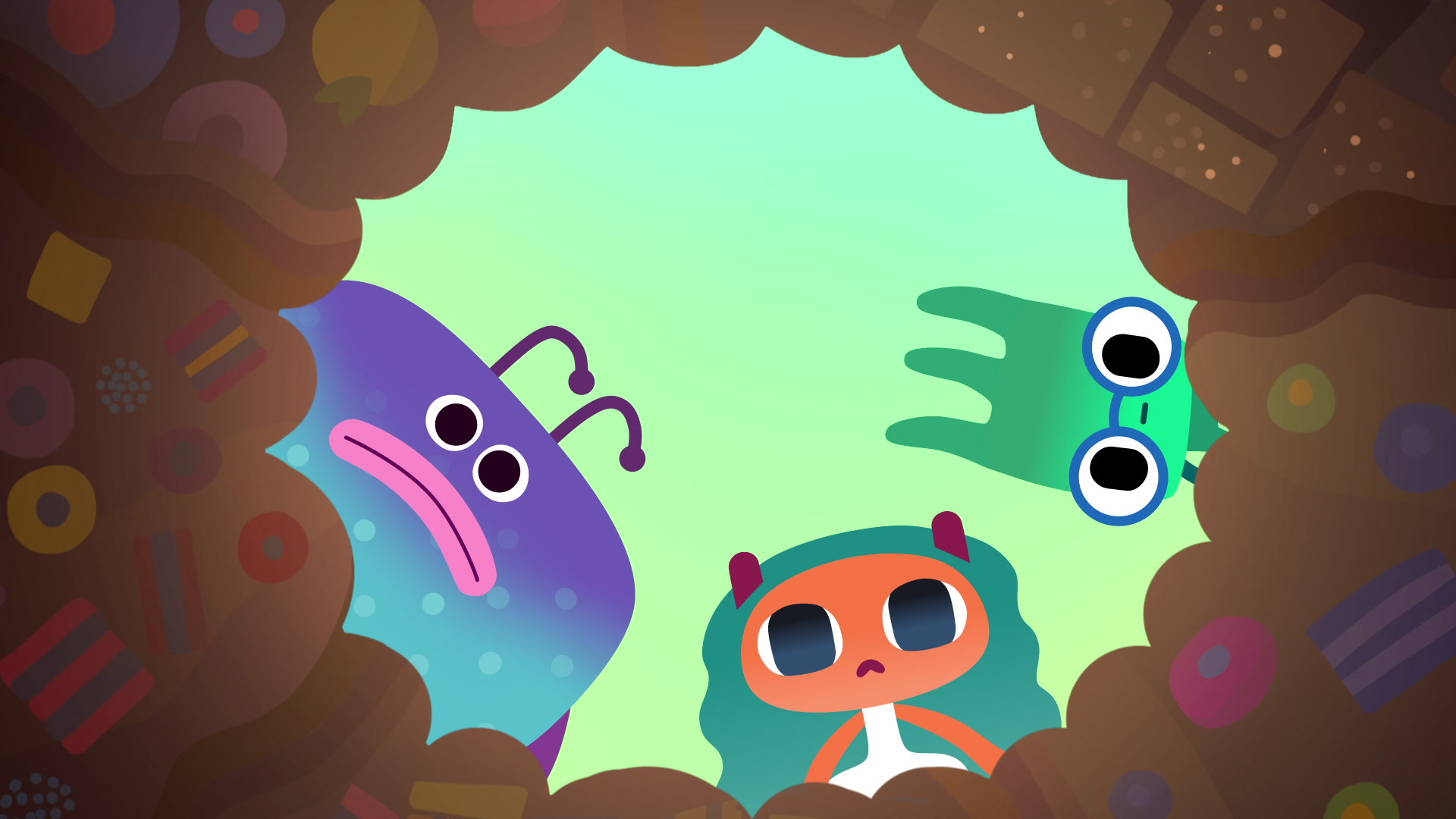 ум и хрум мармеладный червь. ум из мультика ум и хрум. ум и хрум новое. ум и хрум съедобные приключения. игра ум и хрум.