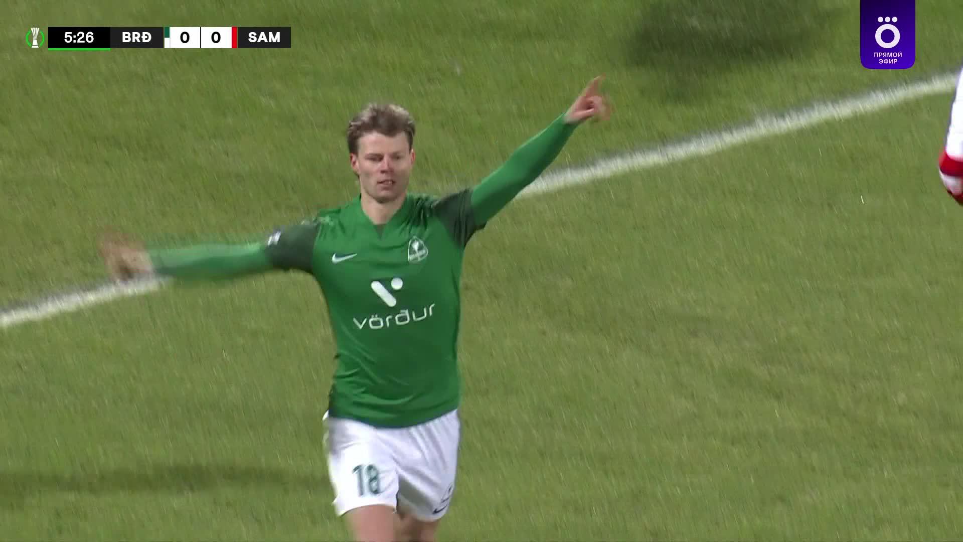 6' Гол. Давид Ингварссон