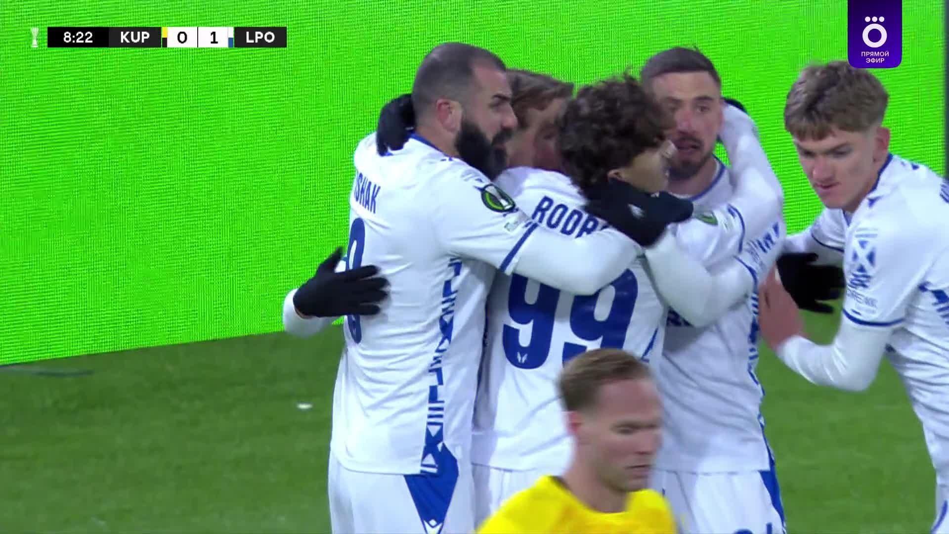 9' Гол. Антони  Козубал
