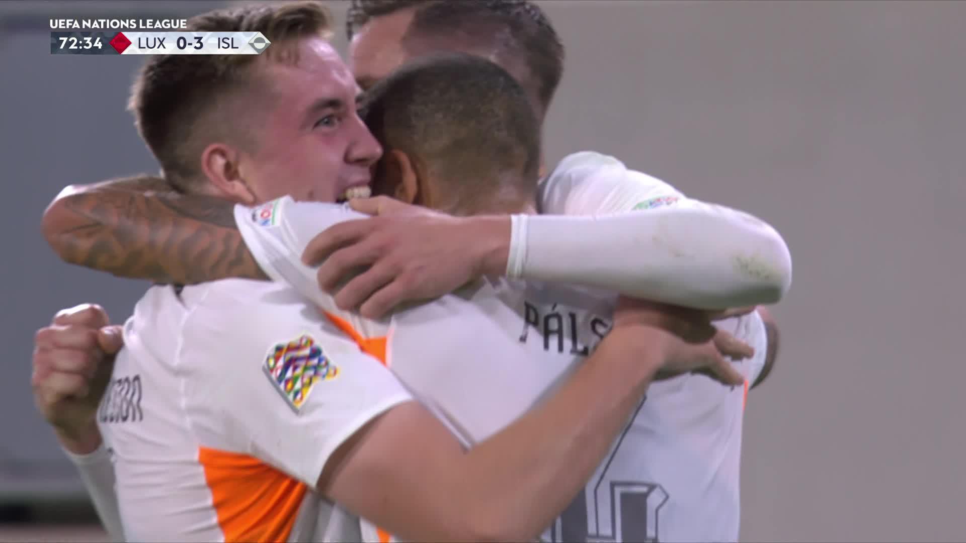 73' Гол. Виктор Палссон