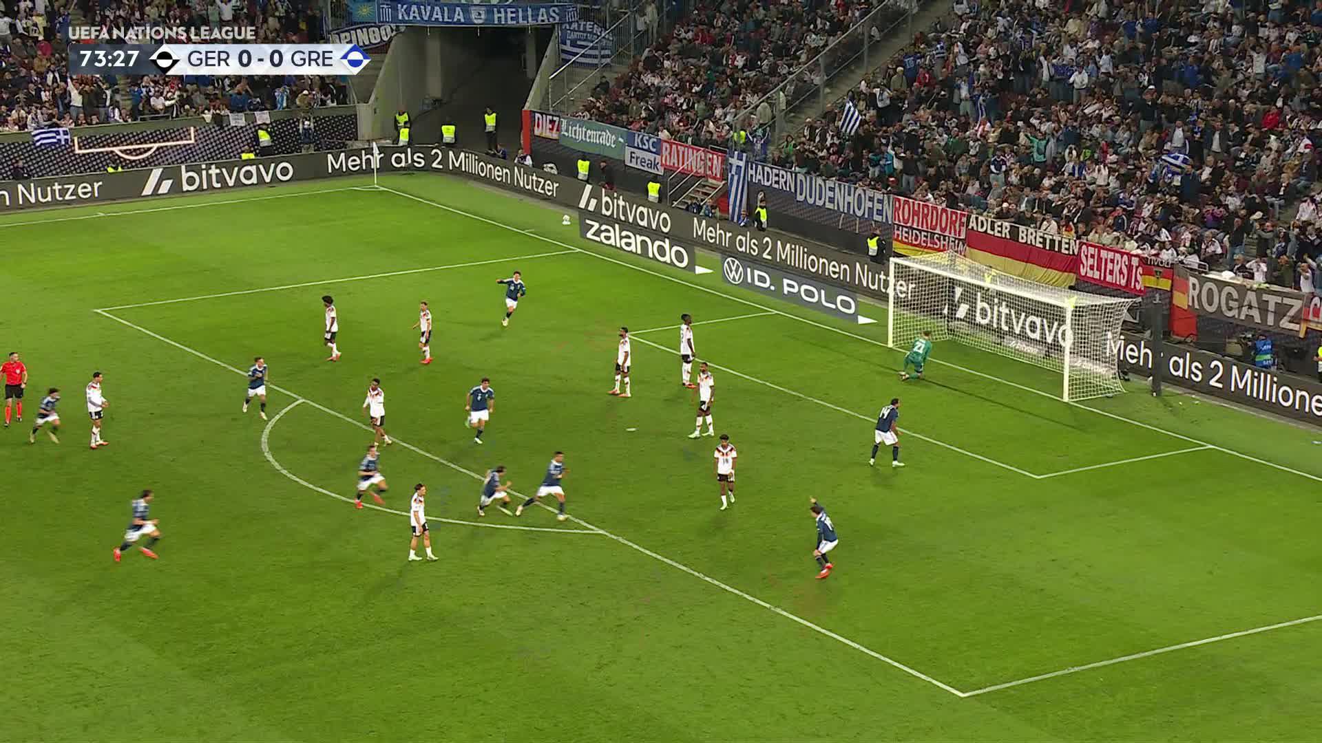 74' Гол. Димитрис Курбелис
