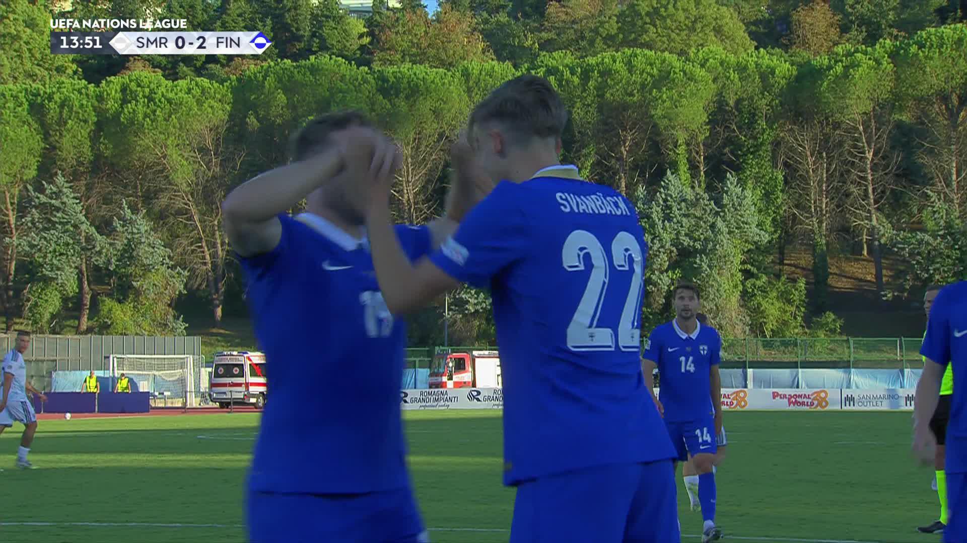 14' Гол. Adrian Svanback