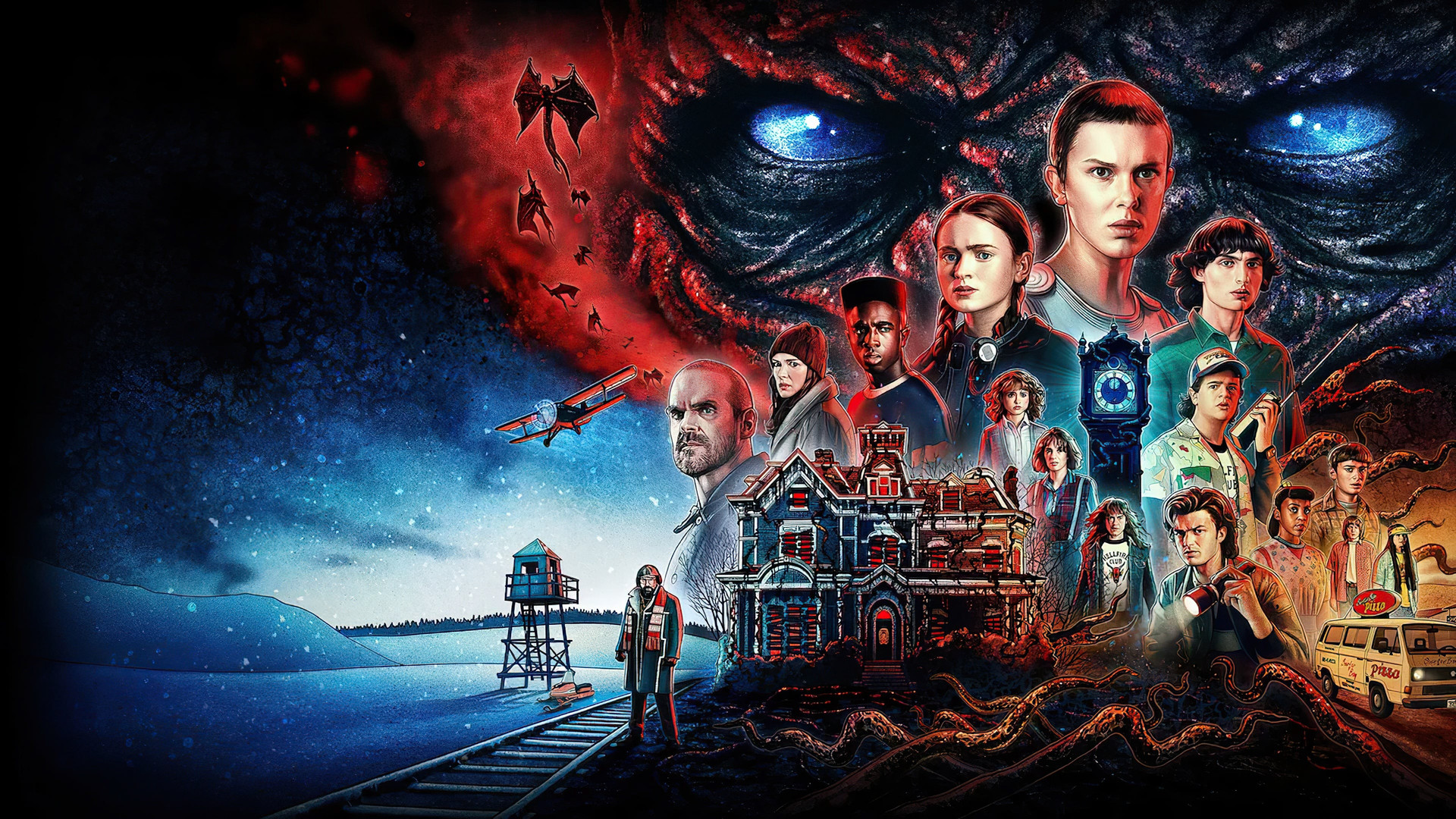 Очень странные дела (сериал, 2016) - актёры и съёмочная группа