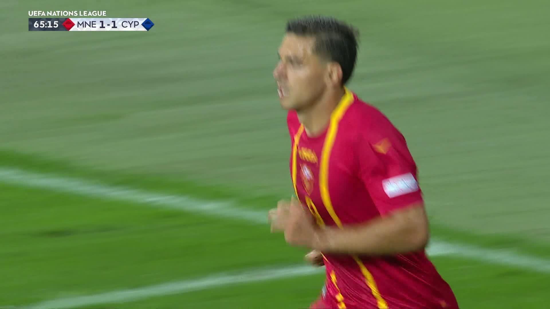 66' Гол. Никола Крстович