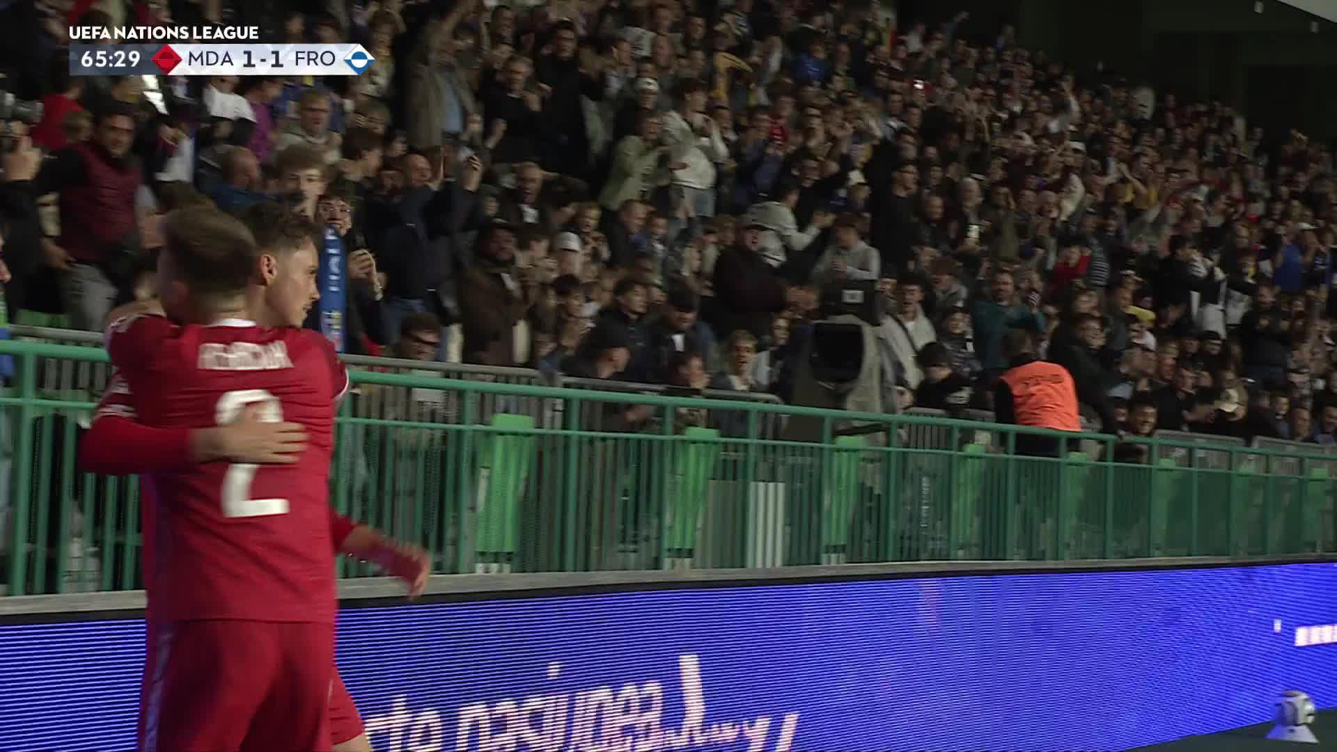 66' Гол. Серджиу Перчун