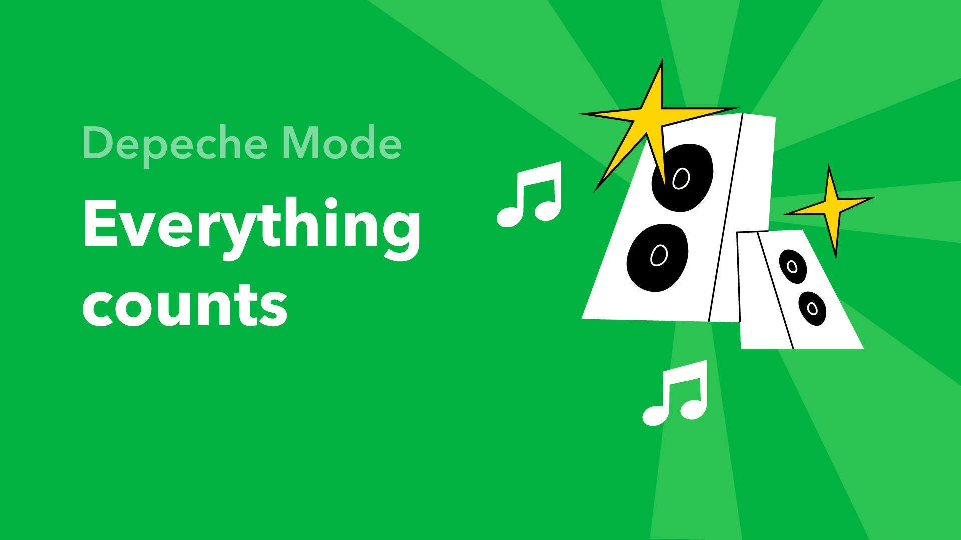 Everything counts — Depeche Mode