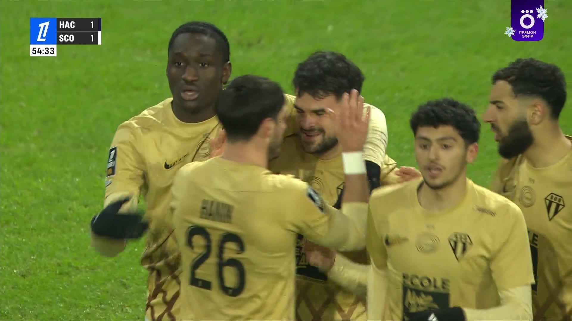 55' Гол. Луи Мутон