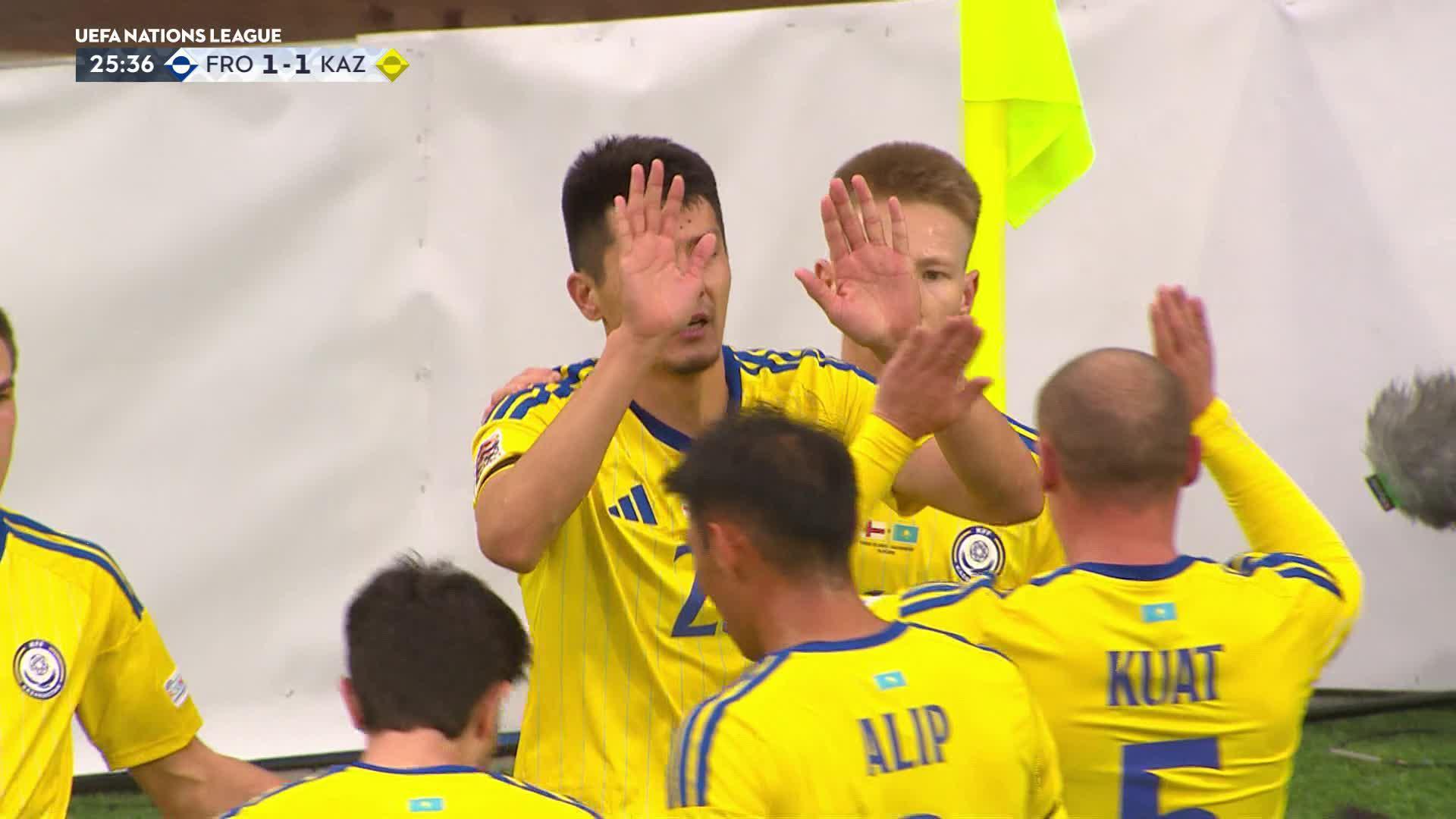 26' Гол. Temirlan Erlanov