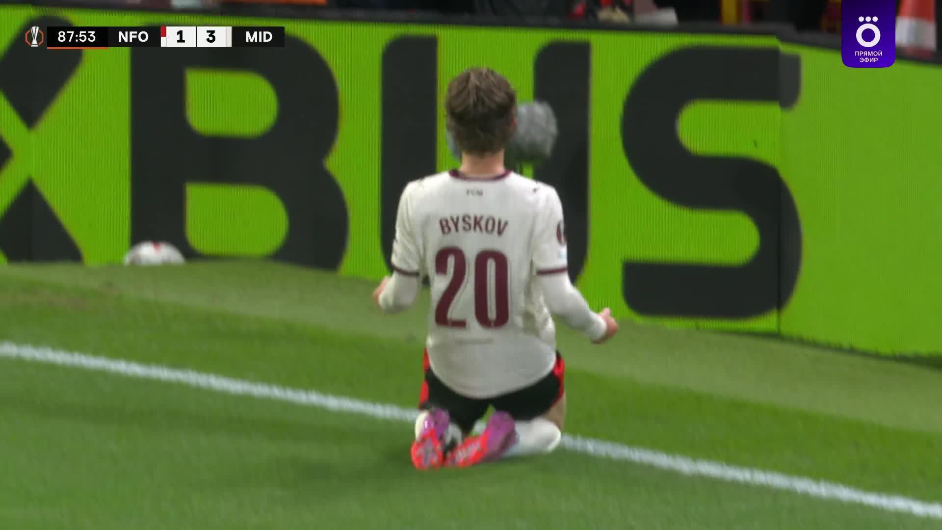 88' Гол. Valdemar Byskov