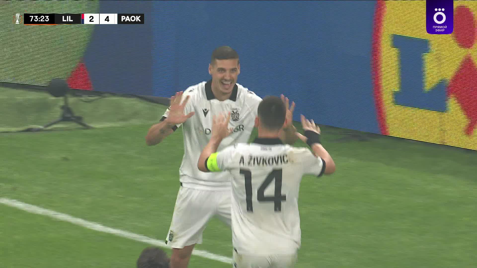 74' Гол. Andrija Zivkovic