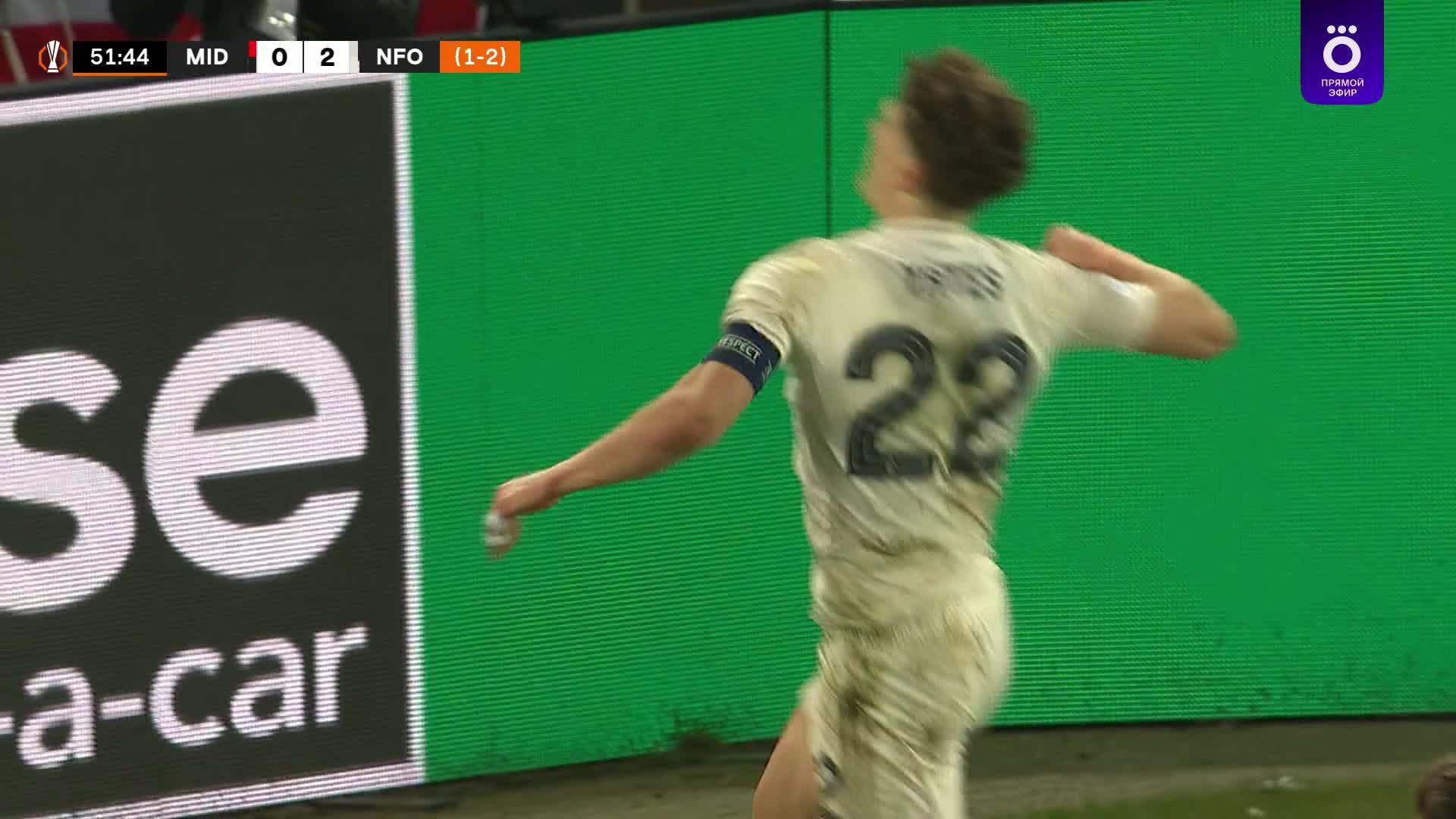 52' Гол. Райан Йейтс